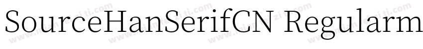 SourceHanSerifCN Regularmlgkt字体转换